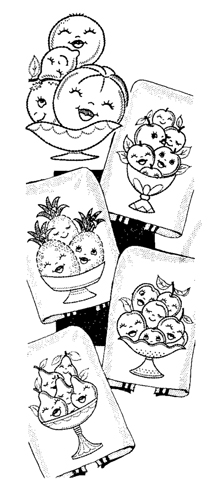 AB-7228 Happy Fruit Bowls - Click Image to Close
